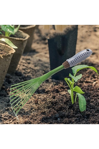 Suntek Küçük Bahçe Tırmık Metal Yaprak Malç Çimler Yard