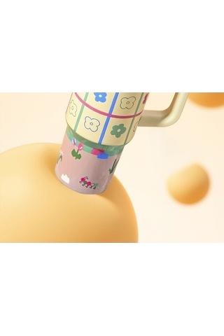 Didadodo Pembe Termos Bardak - Isı Koruma, Kullanılabilir, Soğuk Ve Sıcak Pembe, Kullanışlı Tasarım Pembe