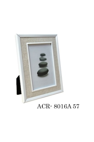 13X18 Koton Desenli Metal Fotoğraf Çerçevesi