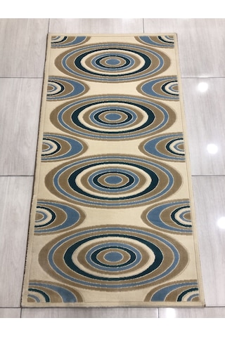 Saray Halı Vizyon 11169 Rm 80X150 Krem Mavi Küçük Ölçü Halı !
