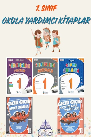 1. Sınıf 2.dönem Turuncu Üçlük Set + Gıcır Gıcır Akıcı Okuma + Noktalama İşaretleri
