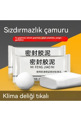 Ev Boru Sızdırmazlık Çamuru Duvar Dolum Duvarı Klima Delik Sızdırmazlık Çamur Yapıştırıcısı Yaklaşık 30g/adet 10