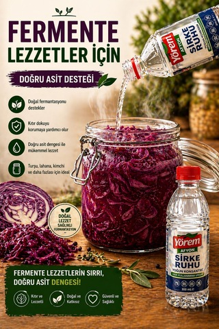 Gülçehre Yörem Afyon Doğanın Saf İksiri Konsantre Sirke Ruhu Asetik Asit 300ml.