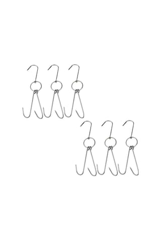 Paslanmaz Çelik Et Kızartma Makinesi Ve Askısı, 9,4 İnç Boyut, 6'lı Paket B