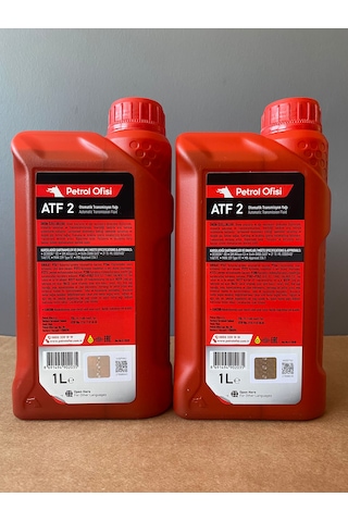 Petrol Ofisi ATF 2 Kırmızı Renk 1 Litre Direksiyon Yağı (19/02/2026 Üretim)