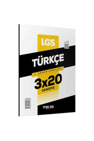 LGS Türkçe 3 Deneme - 1.Dönem- Marka Yayınları