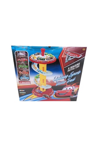 Toysan Spr-47 Dönen Otopark Set 5 Metal Araba