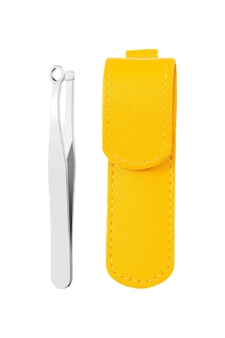 Homyl Vücut Yüz Kaş Için Suya Dayanıklı Burun Saç Cımbız Gümüş