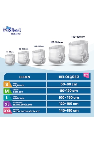 Dr.Pedical Yetişkin Hasta Bezi Orta Boy Medium (M) 90 Adet