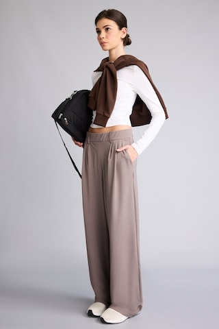 Defacto Wıde Leg Bilek Boy Sporcu Pantolon F8232ax26spbn598 Kahve-bn598