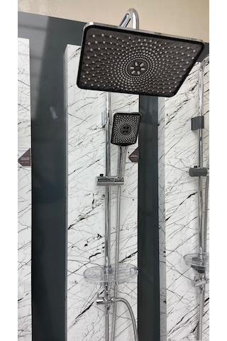 Robot Duş Seti Lüks Metalik