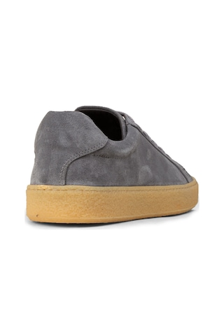 Deery Erkek Gri Hakiki Süet Sneaker Ayakkabı - 02018mgrıc04