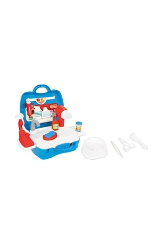 Pilsan Aksesuarlı Çantalı Veteriner Seti 21 Parça - Mavi 03 564