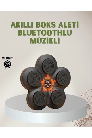 Bluetoothlu Akıllı Boks Antrenman Cihazı Işıklı Hedefli Kardiyo Ve Fitness Aleti Çok Renkli