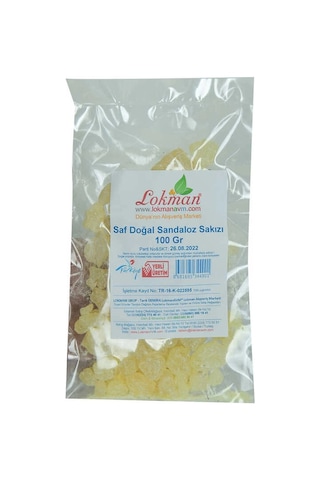 Sandaloz Sakızı Doğal 100 Gr Paket