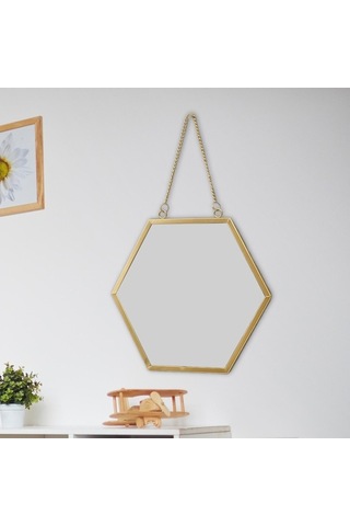 Pazly Yolu Suntek Odası Giyinme Giriş Daire 28,5cmx25cm-altıgen Zu Altın