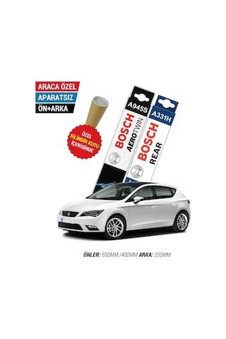 Seat Leon Ön Arka Silecek Takımı 2013-2019 Bosch Aerotwin