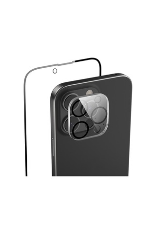 İphone Uyumlu 16 Pro Max Raptic Temperli Ekran Ve Lens Koruyucu 2'li Set