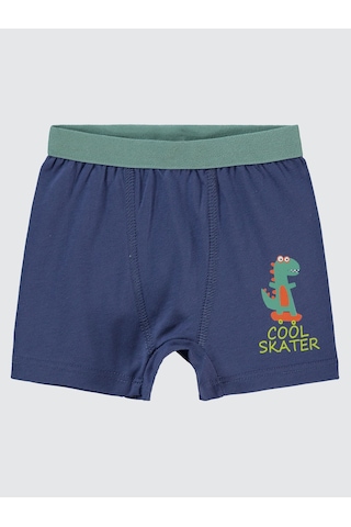 Civil Baby Erkek Bebek Boxer 9-18 Ay Mavi MAvi Mavi