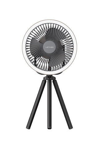 Lenyes Lhf11 Led Işıklı 4 Kademeli Çok Fonksiyonlu Soğutucu Fan Beyaz