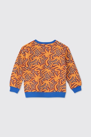 Panço Erkek Çocuk Baskılı Sweatshirt Somon
