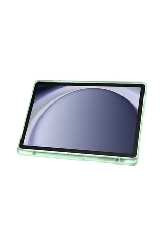 Samsung Uyumlu Galaxy Tab A9 Plus A11+ Üçgen Standlı Uyandırma Fonksiyonlu Tablet Kılıfı Kapaklı Kılıf