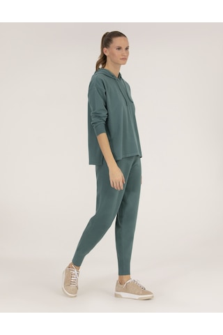 Pierre Cardin Kadın Koyu Mint Melanj Triko Pantolon 50261079-vr154 Koyu Mint