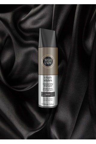Nıshlady Renkli Kuru Şampuan Siyah Renk 150 Ml