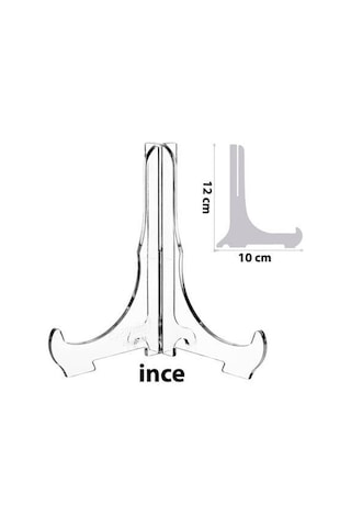 Plastik 12 Cm Teşhir Ayağı No:2 İnce