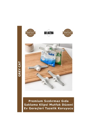 Premium Sızdırmaz Gıda Saklama Klipsi Mutfak Düzeni Ev Gereçleri Tazelik Koruyucu Çok Renkli