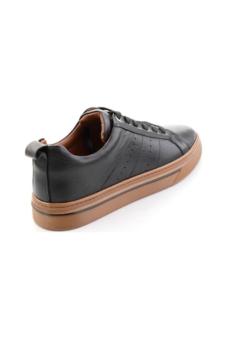 Bambi Siyah Hakiki Deri Erkek Sneaker E01082009503