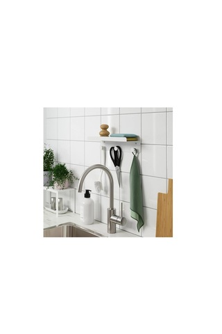 Ikea Enudden Duvar Askısı , Beyaz, 30x8 Cm