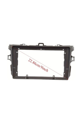 Xuweiwei Black Frame 9 Inch Corolla 2007 2011 Araç Radyo Çerçevesi Android Player Dvd Kurulum Paneli