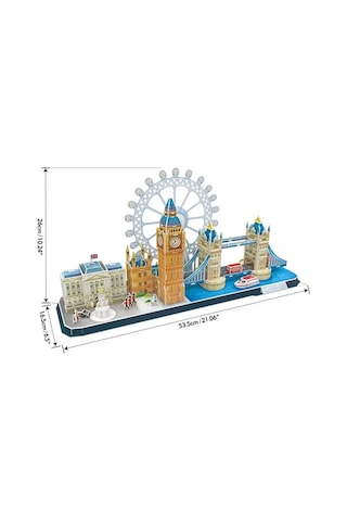 Cubic Fun 3D City Line London 107 Parça Puzzle Mc253H
