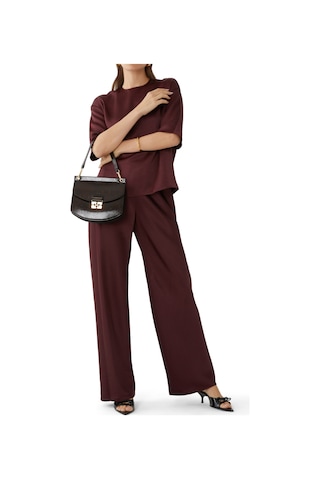 Vince Saten Şort Pantolon Bordo