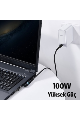 Baseus Zinc Manyetik Type-C To Dc Round (4.0X1.7Mm) Lenovo Uyumlu Lapto