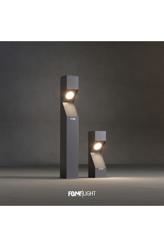 Fonelight Dualluz Yürüyüş Yolu Bahçe Aydınlatması Antrasit 35 Cm Antrasit