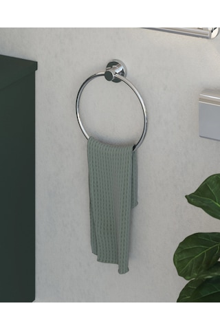 Tecno Havluluk, Yuvarlak, 21 Cm - Krom Krom