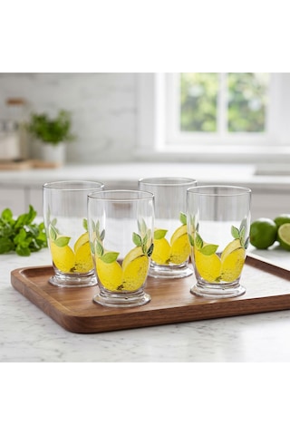 Lucky Art Limora Akrilik 475 Ml 4 Lü Bardak Seti Dıo30007
