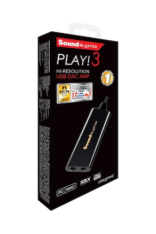 Creative Soundblaster Play! 3 24-BIT 96 KHZ USB Ses Kartı