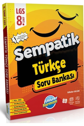 Ünlüler 8. Sınıf Lgs Türkçe Sempatik Soru Bankası Ünlüler Yayınla