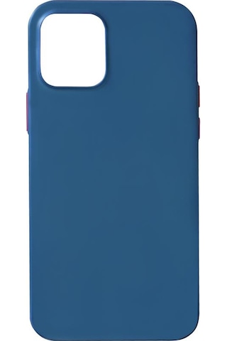 Keephone Apple Uyumlu iPhone 12 6.1'' İle Silikon Kılıf Mavi