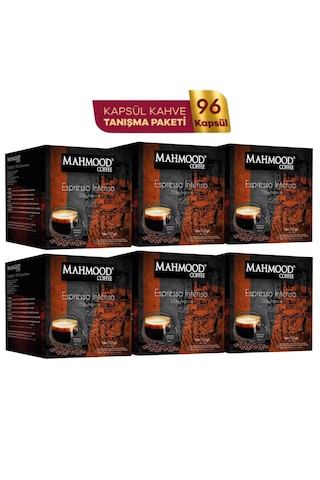 Mahmood Coffee Espresso Kapsül Tanışma Paketi Dolce Gusto Uyumlu