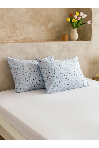 Karışık Desenli Yastık Kılıfı 2'li 50x70 Cm Çok Renkli