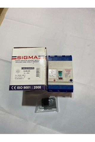 Sigma 3c16025 3p 25 A 25 Ka Ayarlı Tmş Kompak Şalter