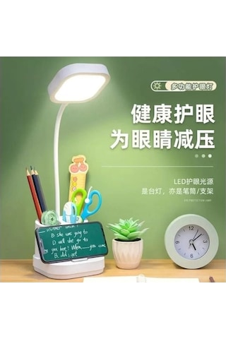 Şarjlı Dokunmatik 3 Renk 40 Led Çalışma Okuma Işığı Gece Lambası