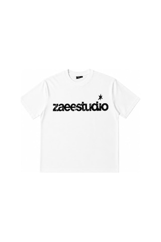 Zaee Zaeestudio Oversize Tişört Beyaz