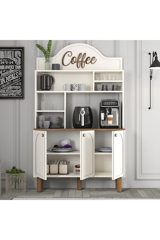 Bohem Kahve Köşesi 120cm - Krem Krem