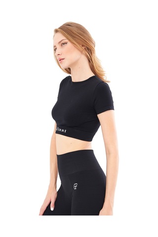 Giorgina Ferri Yumuşak Dokulu, Esnek Yoga, Koşu, Spor Ve Günlük Crop Top Mila
