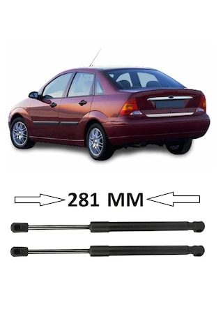 Ford Focus 1 Sedan 1998-2005 Uyumlu Sağ + Sol Takım Bagaj Amortisörü 2 Adet 281mm Xs41f406a10ac Bagaj Amortisör